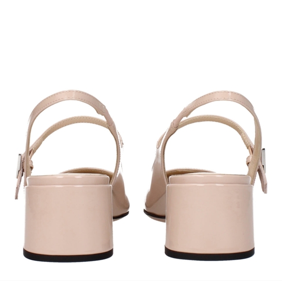 Prada Cipria Nude Patent Leather Mary Jane Slingback Pumps 39 - Picture 6 of 12